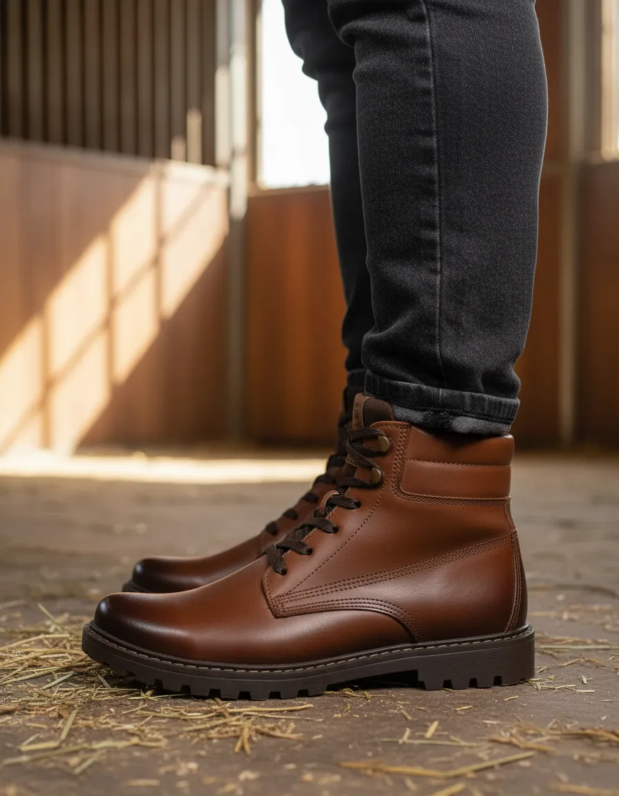 Bota Hombre Marca Pegada (cuero)