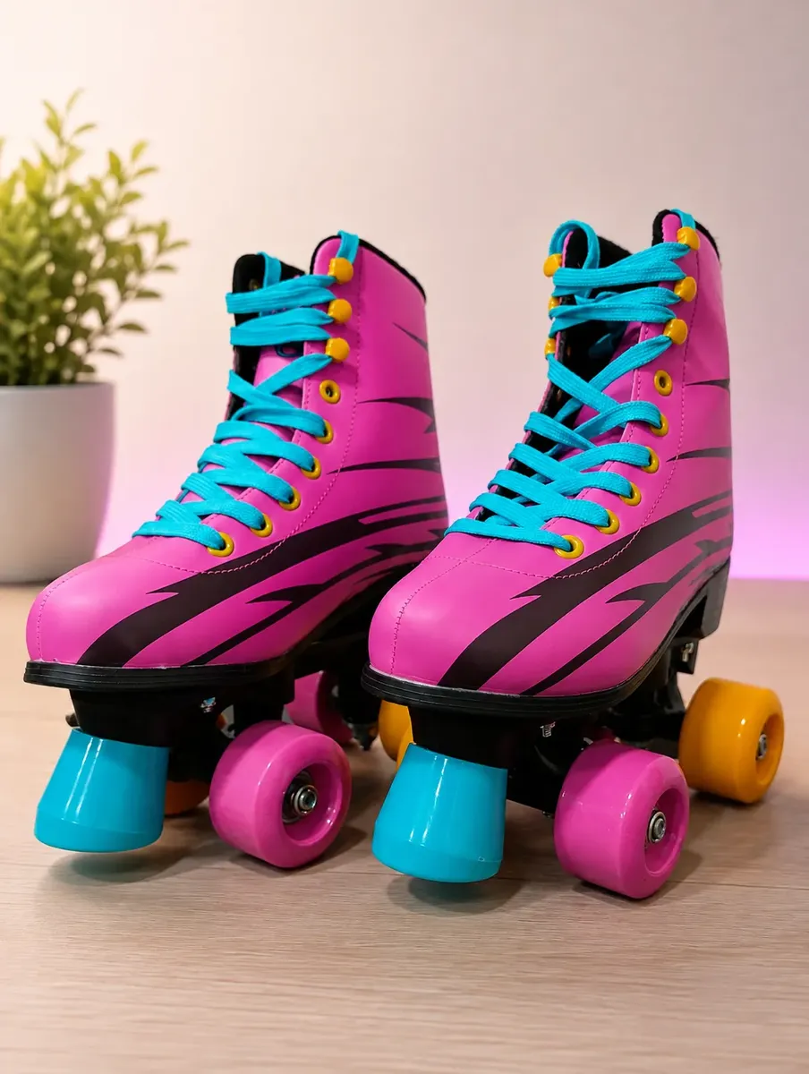 Patines Artísticos 4 Ruedas Infantil Rosa