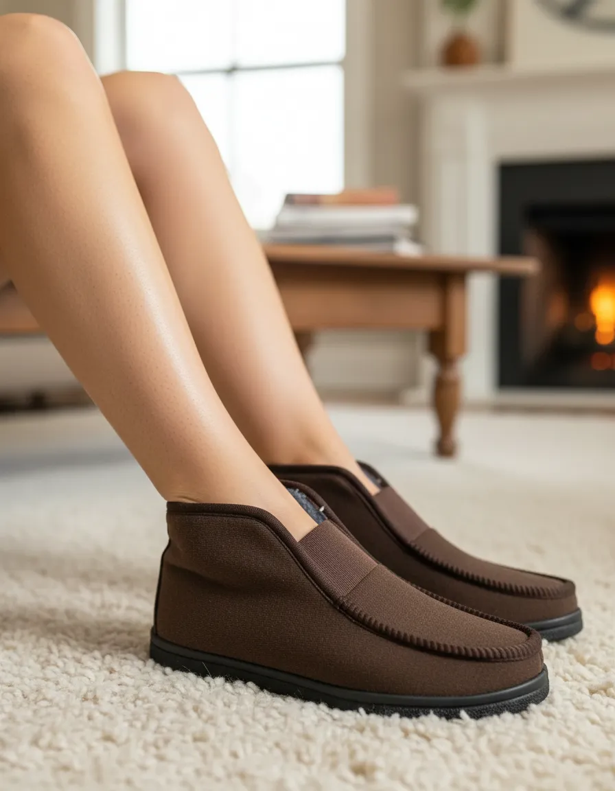 Pantufla  Legrand Termita Clásica Abrigada Con Corderito