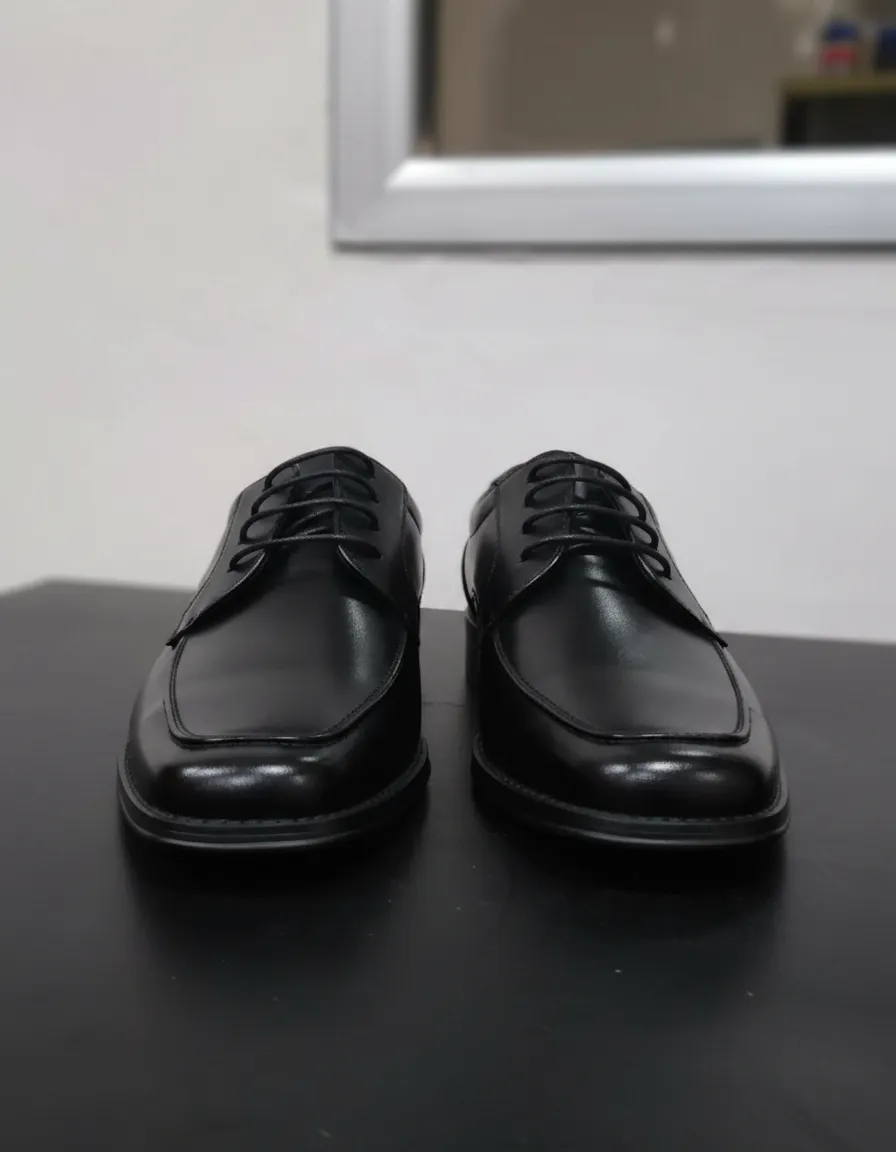 Zapato Formal Hombre Negro Elegante Con Cordones
