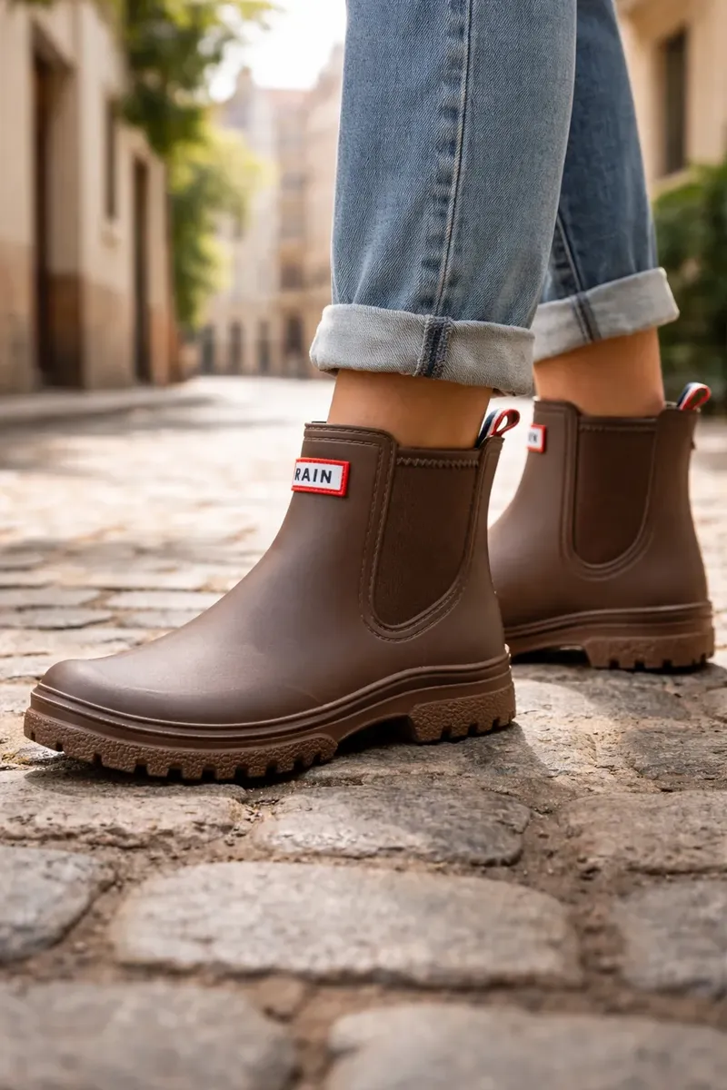 Bota De Lluvia Caña Baja
