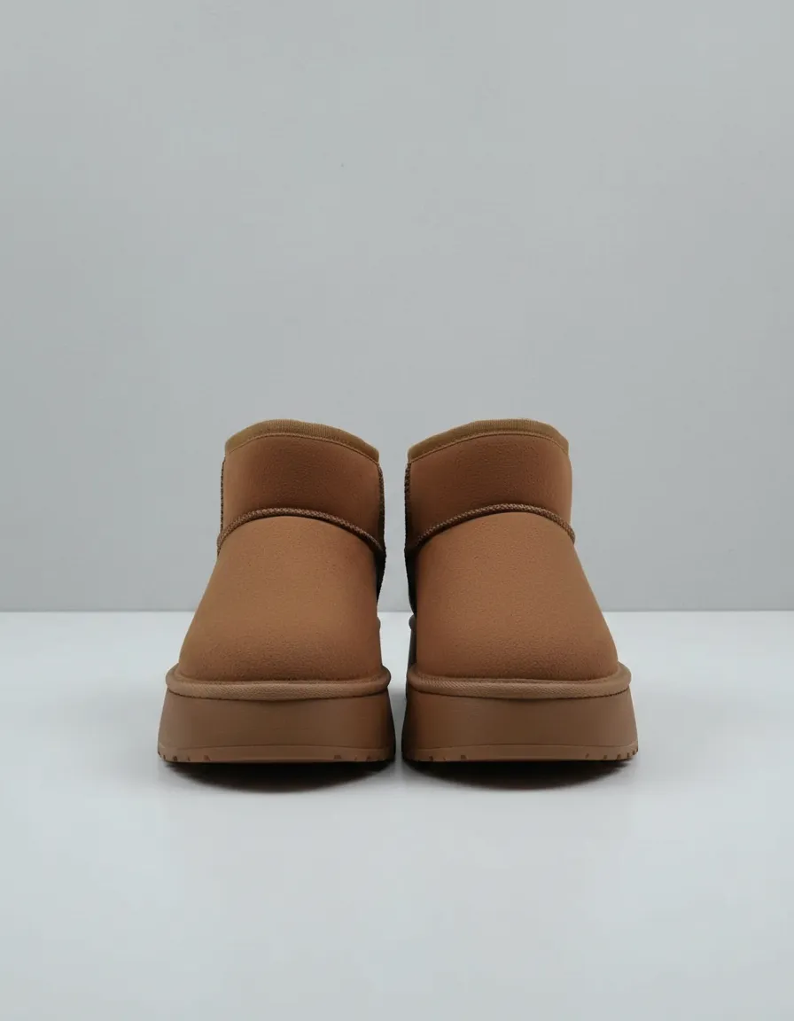 Pantubota Mujer Peludita Cálida Suela Antideslizante - Imagen 2