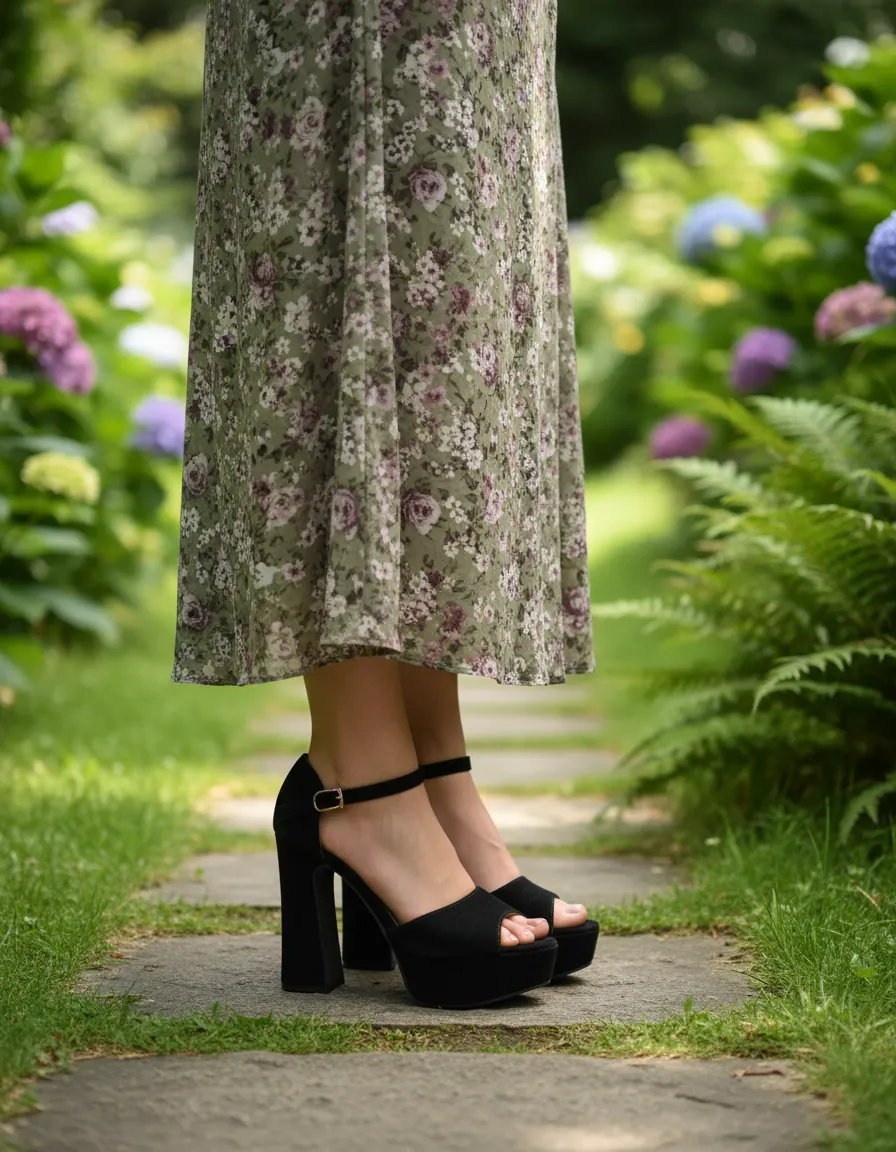Sandalias De Fiesta Altas Con Pulsera Al Tobillo Elegantes