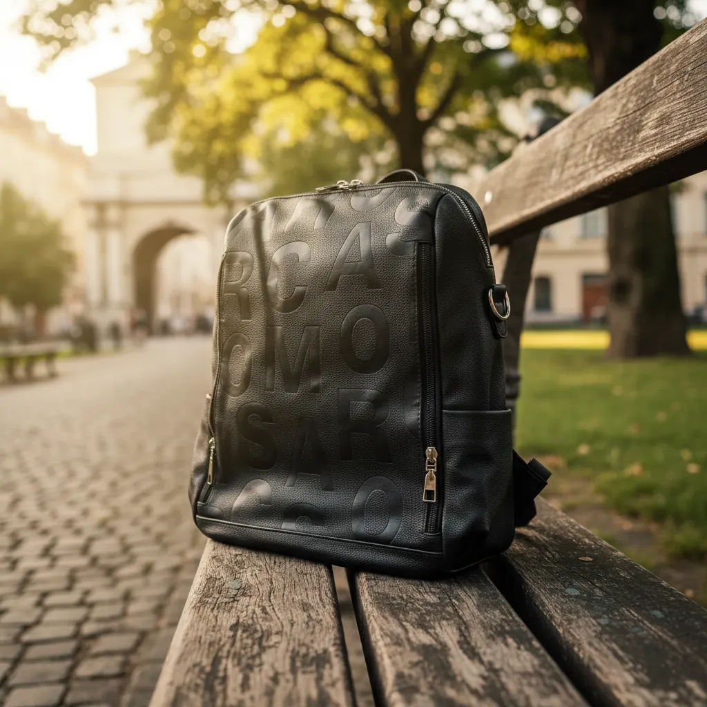 Mochila Cartera Mujer Negra Convertible Con Correa Ajustable