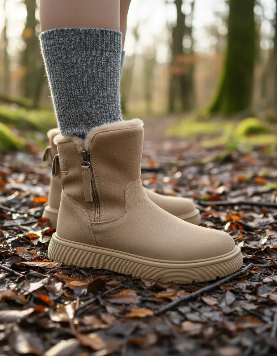 Botas Mujer Suave Cómodas Simil Piel