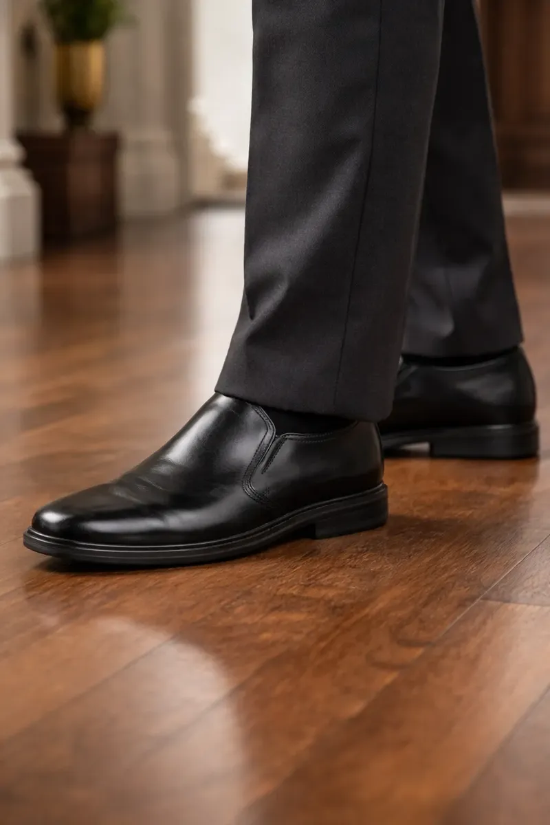 Zapato Formal Hombre Negro Elegante Confort