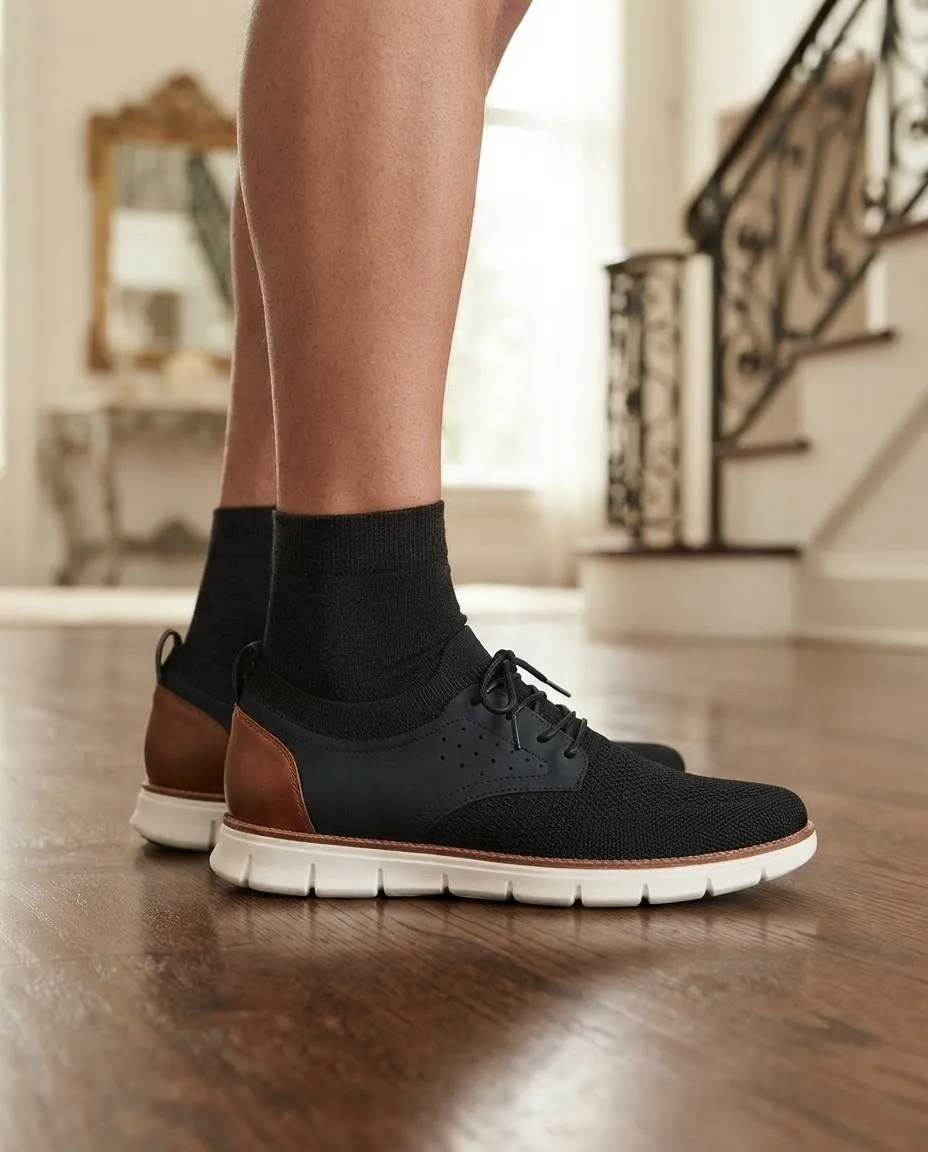 Zapatos Hombre Casual Urbanos Tejidos Suela Confortable - Imagen 3