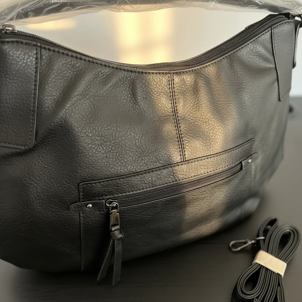Cartera Manuela Simil Cuero P/hombro + Correa Larga