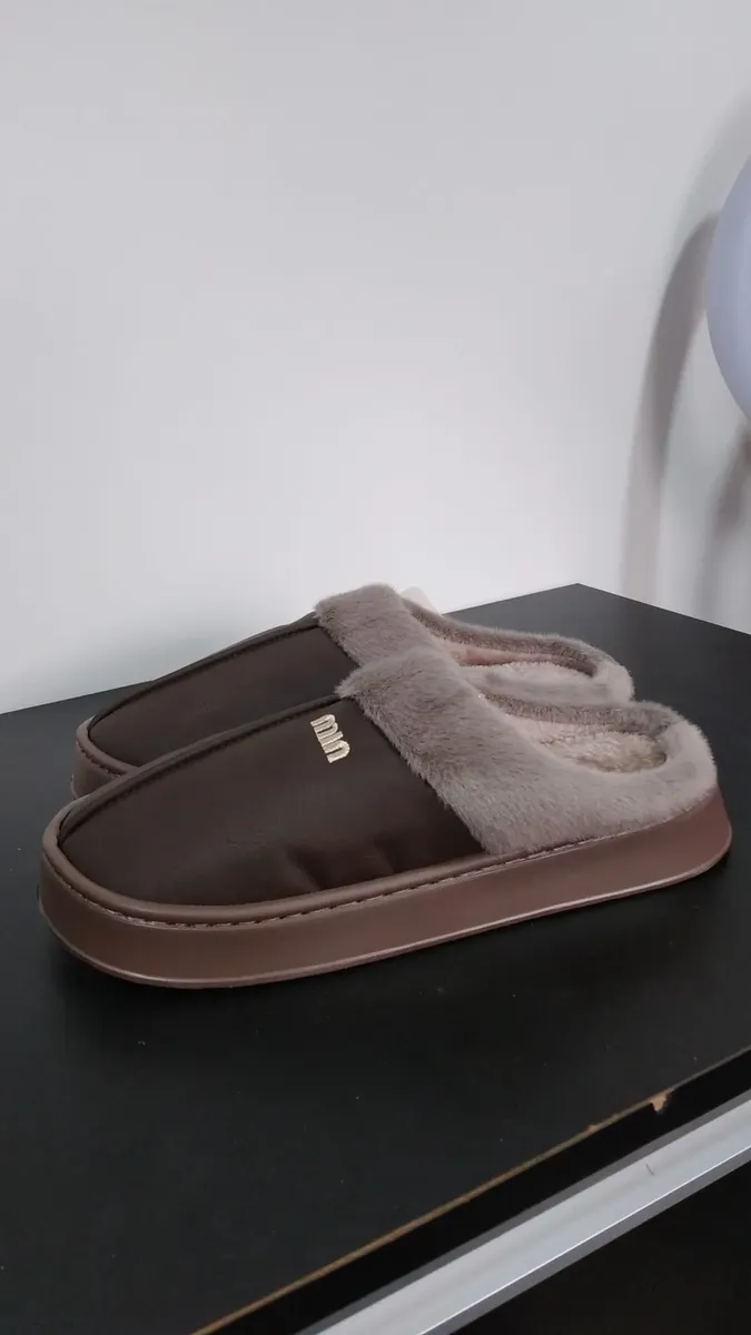 Pantufla De Hombre Alta Super Abrigada - Imagen 2