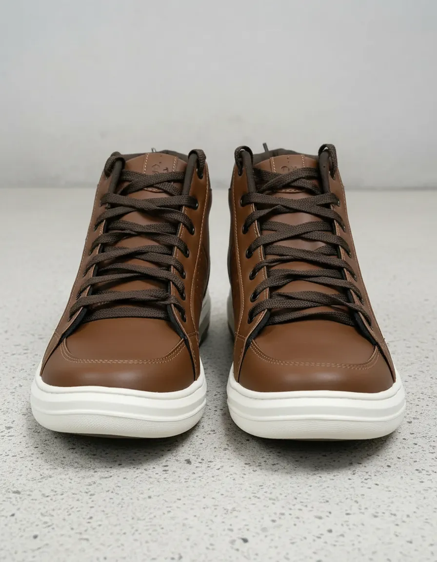 Botas De Hombre Simil Cuero Caña Baja - Imagen 3
